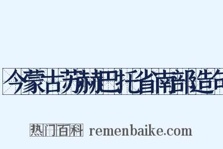 今蒙古苏赫巴托省南部造句是什么意思的图片